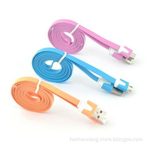 PVC Noodle Cable for Samsung/HTC/Blackberry